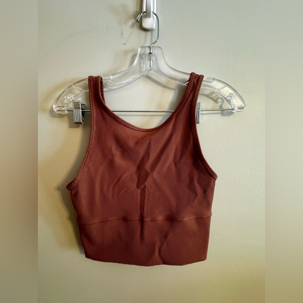 lululemon athletica Rust Crop Top